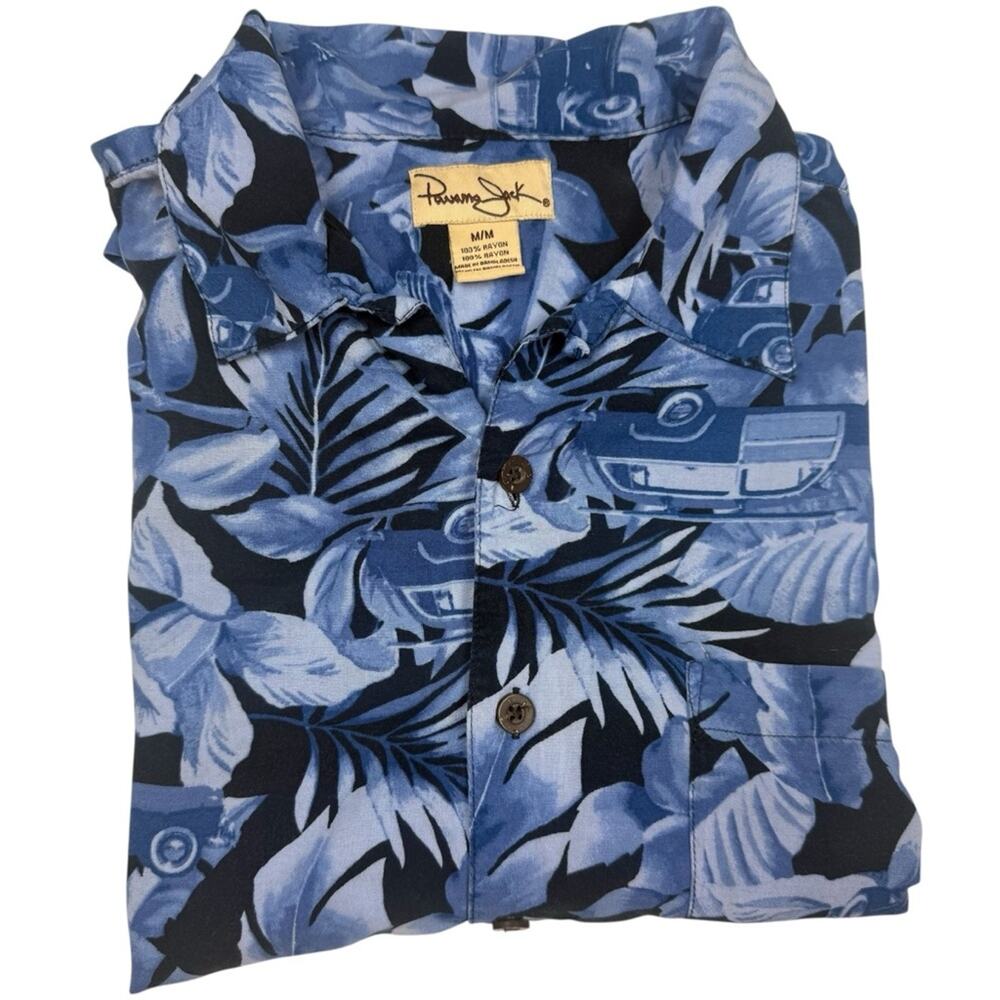 Panama Jack Hawaiian shirt car floral